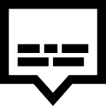 Subtitles SVG Icon
